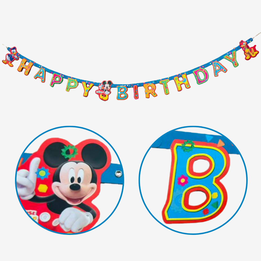 Mickey Mouse "Two-da-da" Celebration Birthday Banner - 6FT