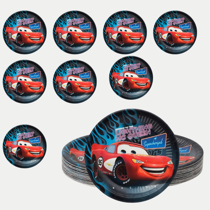 Car Dessert Plates 7"-8Pc