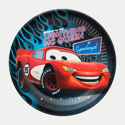 Car Dessert Plates 7"-8Pc