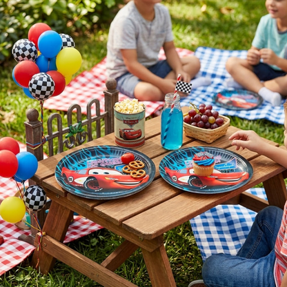 Car Dessert Plates 7"-8Pc