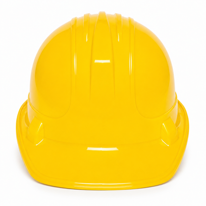 Under Construction Theme Yellow Party Hats - Pack of 4 | Builder Costume Hats for Kids Birthday & Role Play
