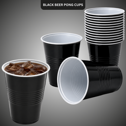Black Beer Pong Cups - 20PC