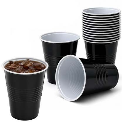 Black Beer Pong Cups - 20PC