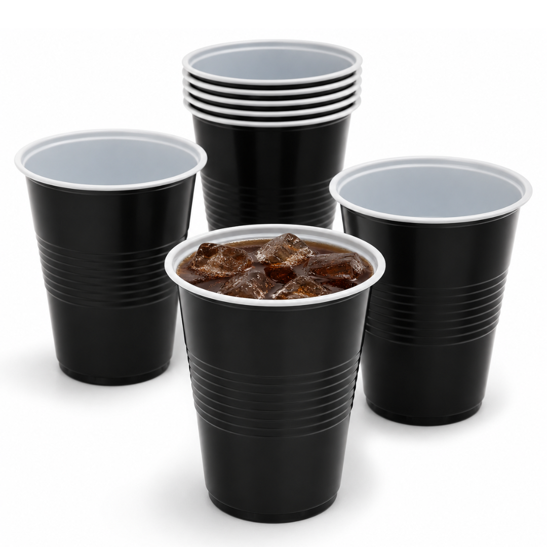 Black Beer Pong Cups - 20PC