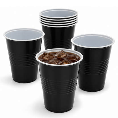 Black Beer Pong Cups - 20PC