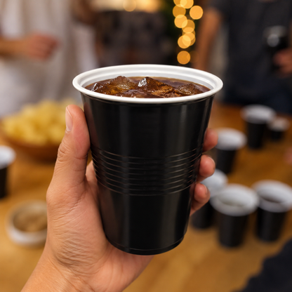 Black Beer Pong Cups - 20PC