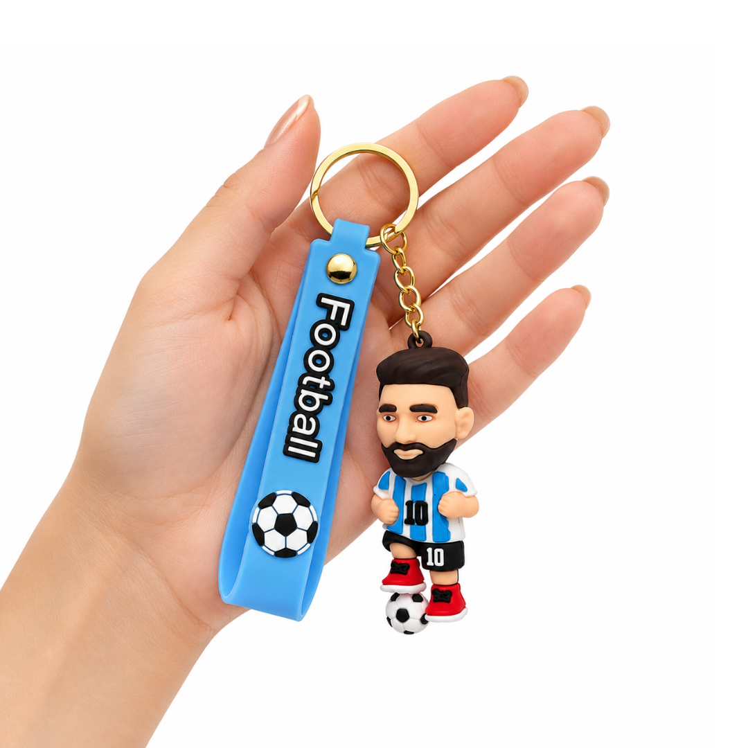 "Messi Football Jersey Keychain - Soccer Ball Bag Charm | Wanna Party" - Image 2