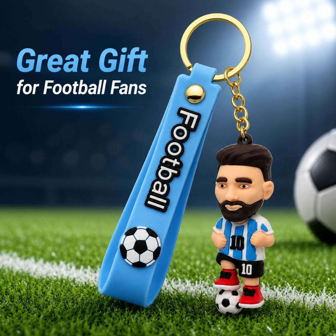 "Messi Football Jersey Keychain - Soccer Ball Bag Charm | Wanna Party" - Image 5