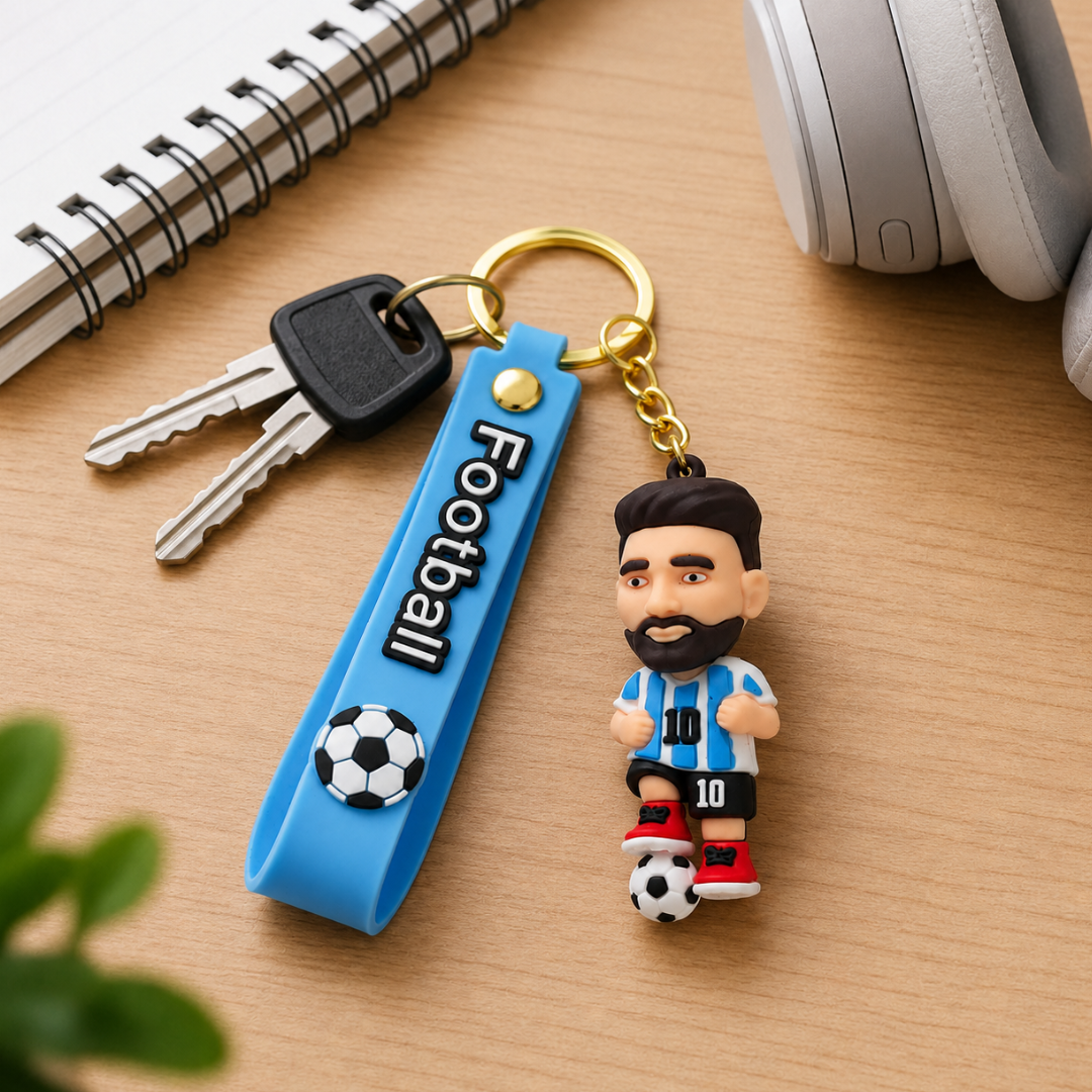 "Messi Football Jersey Keychain - Soccer Ball Bag Charm | Wanna Party" - Image 6