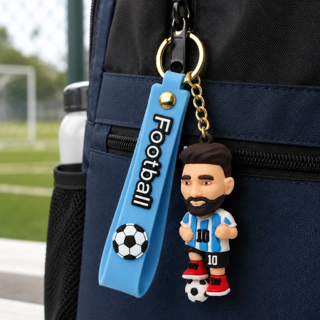 "Messi Football Jersey Keychain - Soccer Ball Bag Charm | Wanna Party" - Image 7