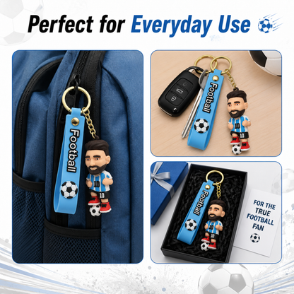 "Messi Football Jersey Keychain - Soccer Ball Bag Charm | Wanna Party" - Image 8