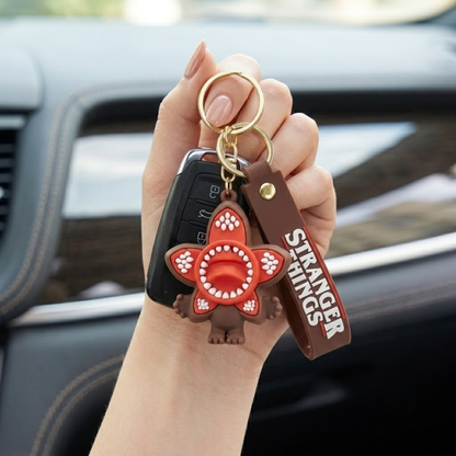 Stranger Things Demogorgon Keychain - Flower Shape Red Charm | Wanna Party - Image 5