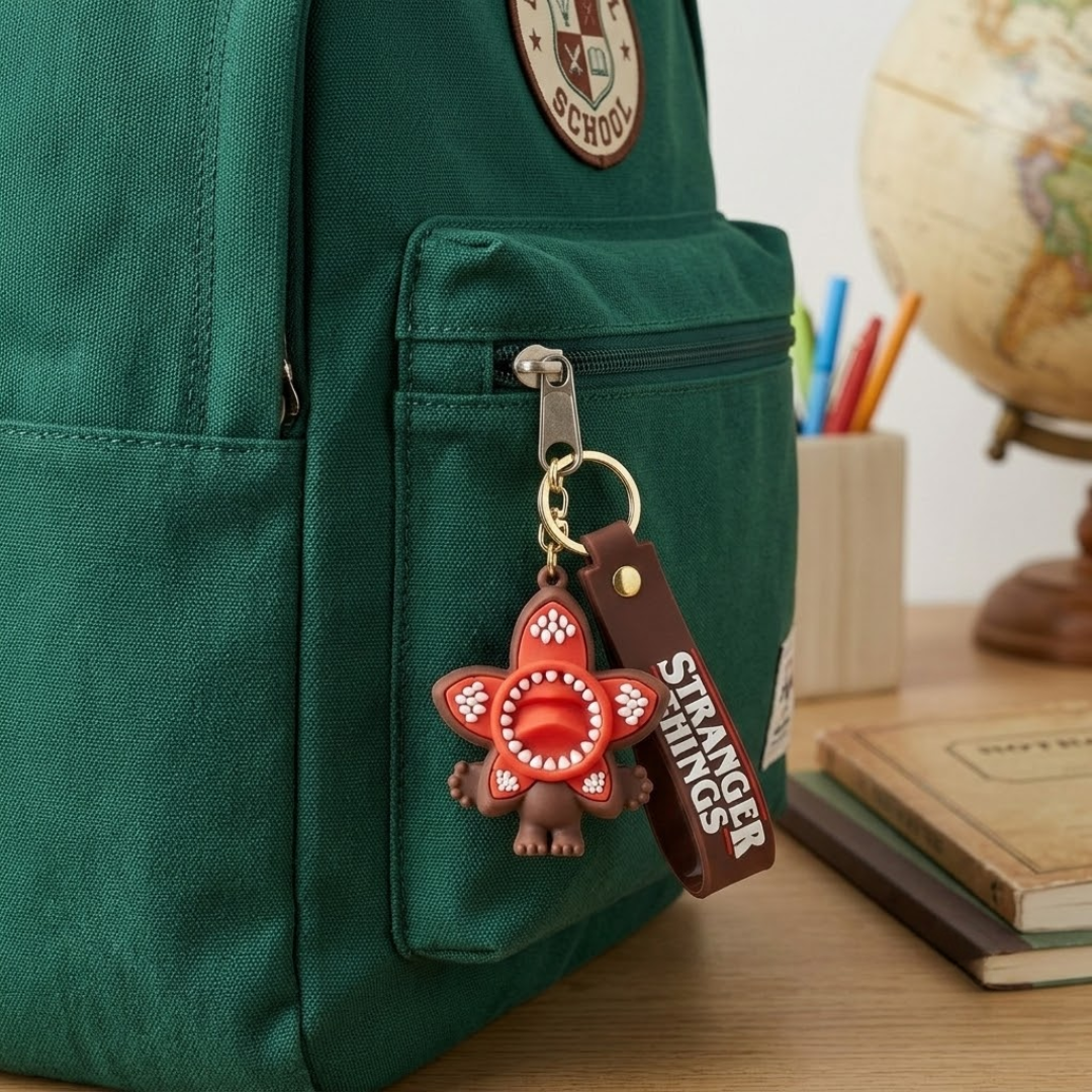 Stranger Things Demogorgon Keychain - Flower Shape Red Charm | Wanna Party - Image 6