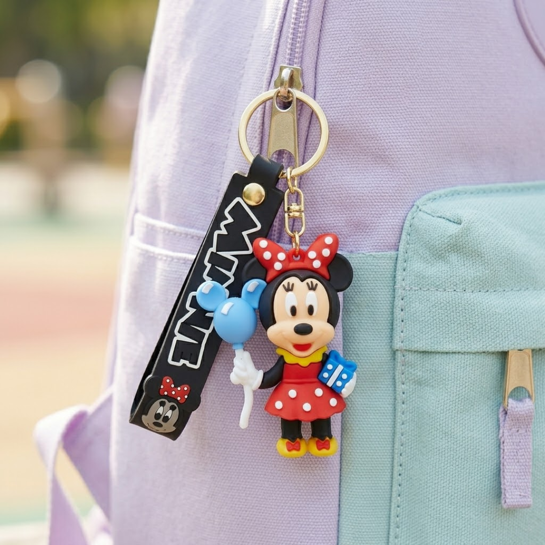 Minnie Mouse Keychain - Cute Disney Bag Charm for Kids | Wanna Party - Image 5