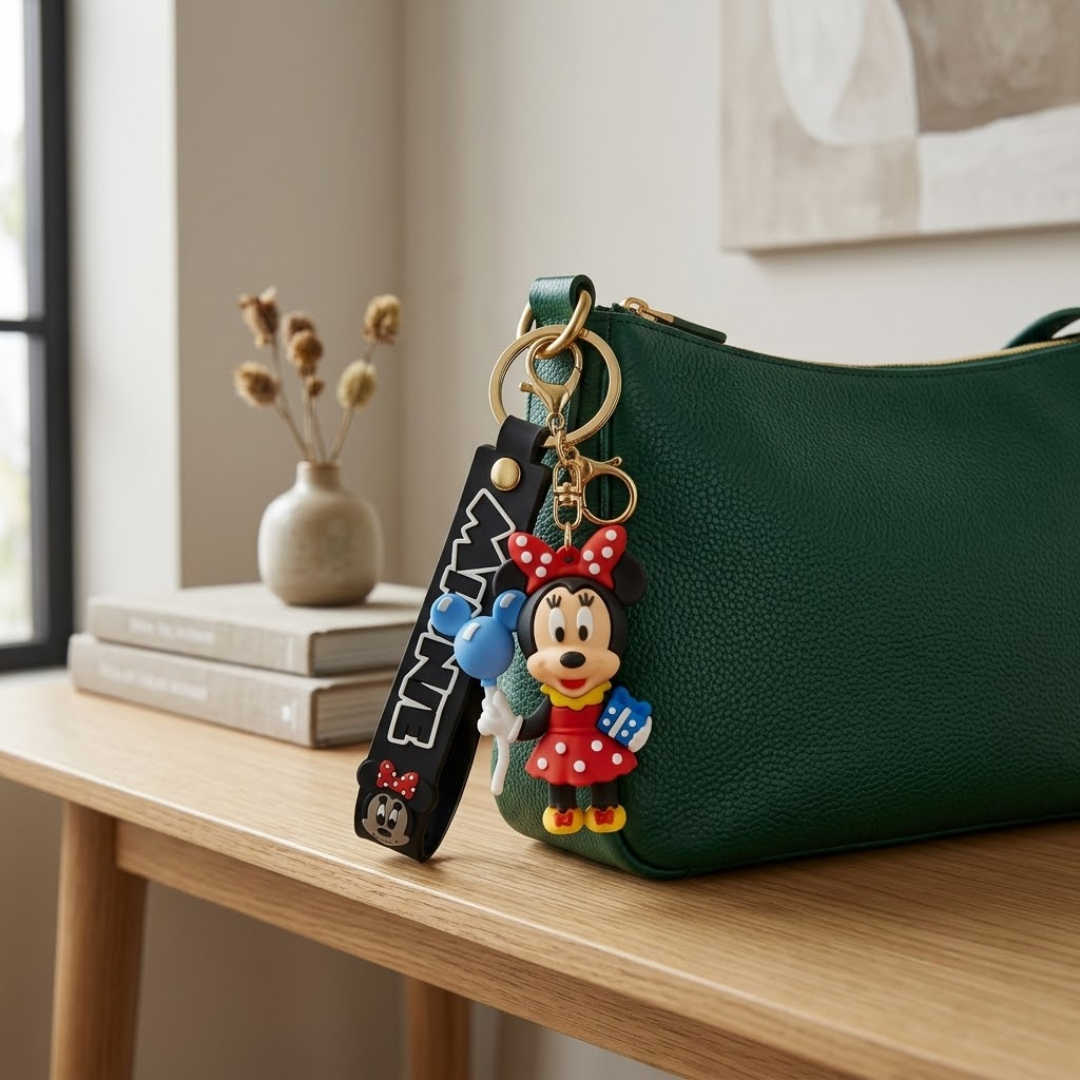 Minnie Mouse Keychain - Cute Disney Bag Charm for Kids | Wanna Party - Image 6