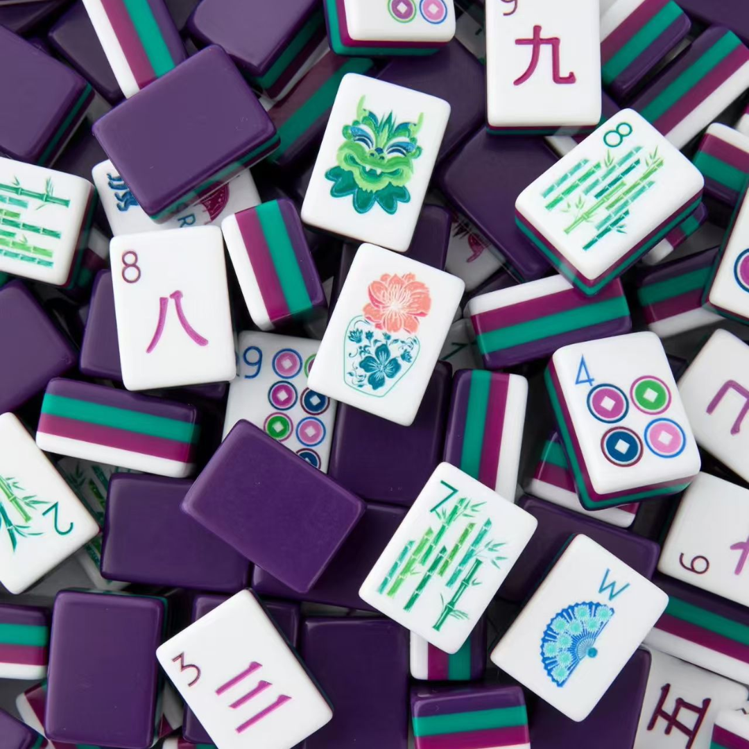 Mahjong Set - Mulberry Tiles - 4 Layers - 160 Tiles