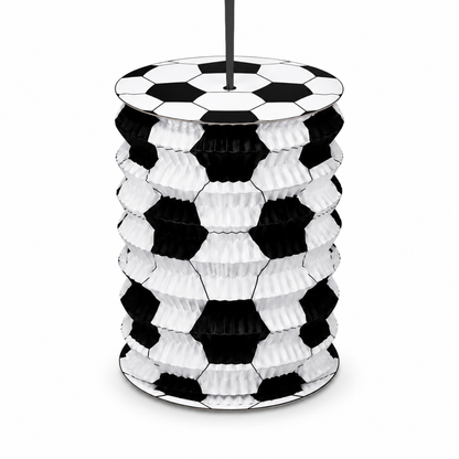 Soccer Lanterns White & Black - Set of 4PC
