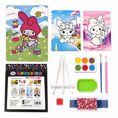 Diamond Craft DIY My Melody Art Kit - 2 in 1 Kawaii Set | Wanna Party - Image 3