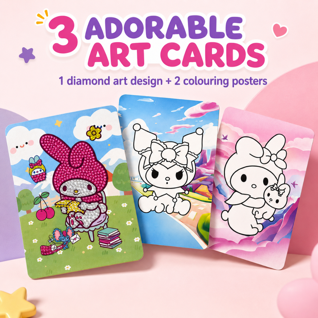 Diamond Craft DIY My Melody Art Kit - 2 in 1 Kawaii Set | Wanna Party - Image 7