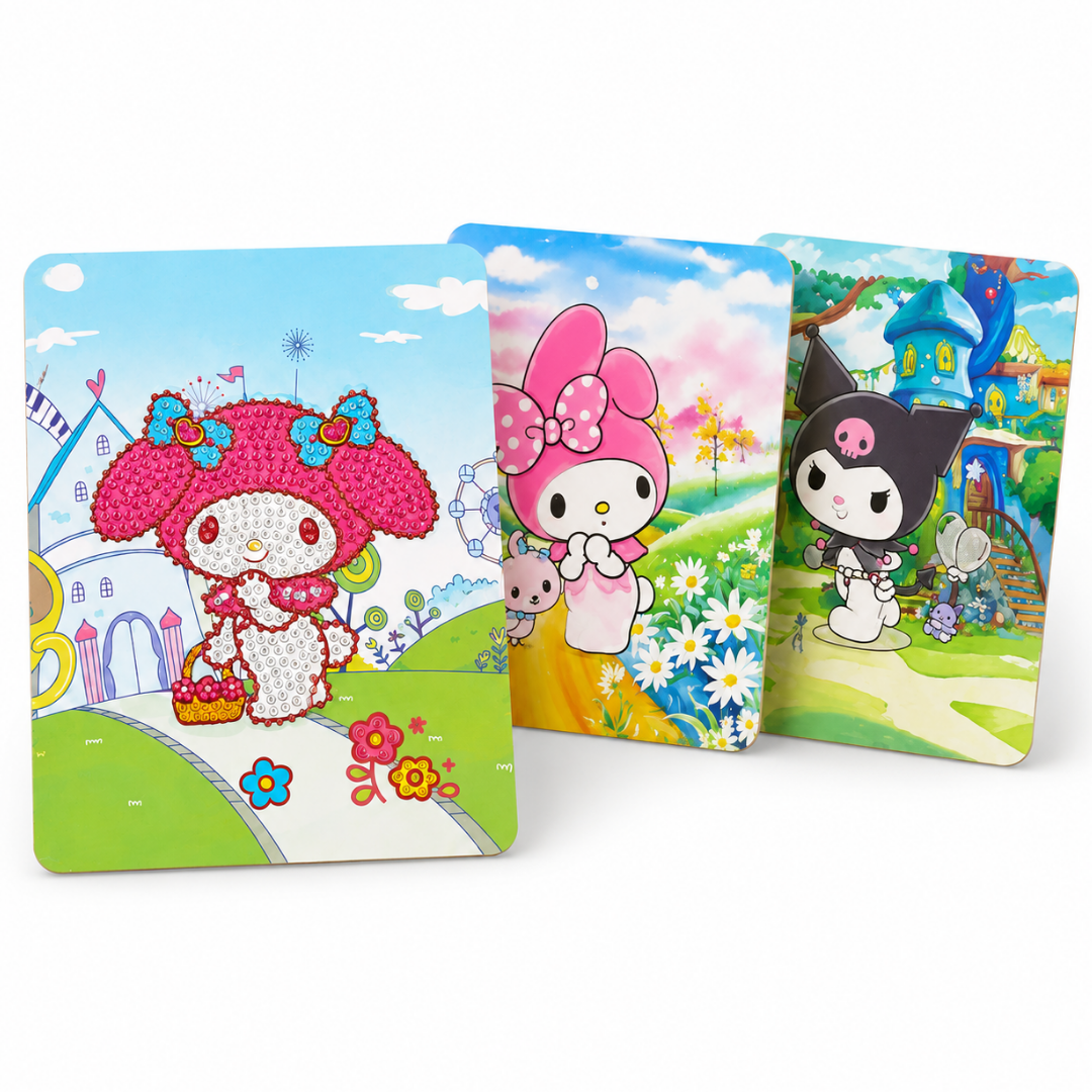 Diamond Craft DIY Cinnamoroll Art Kit - 2 in 1 Painting Set | Wanna Party - Image 2