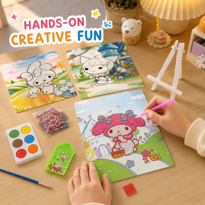 Diamond Craft DIY Cinnamoroll Art Kit - 2 in 1 Painting Set | Wanna Party - Image 6