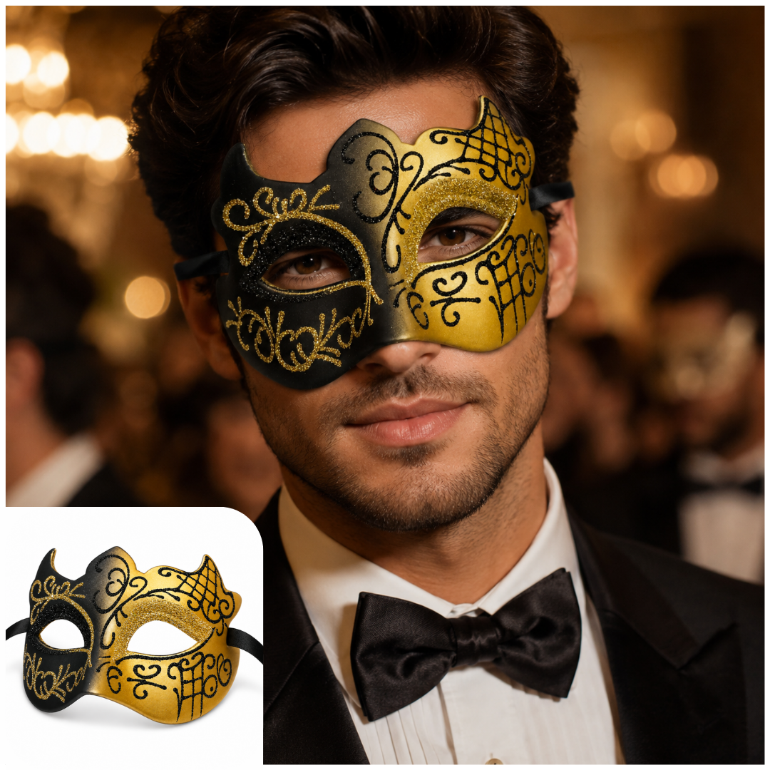 Macho Golden Eye Mask for Men