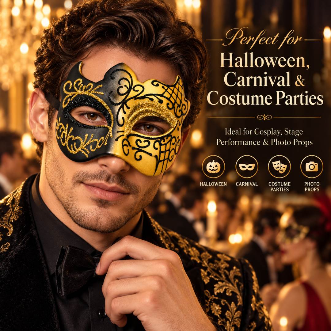 Macho Golden Eye Mask for Men
