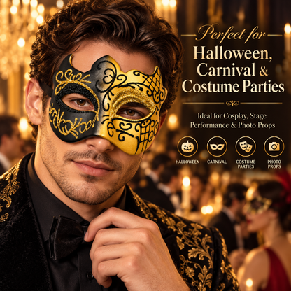 Macho Golden Eye Mask for Men