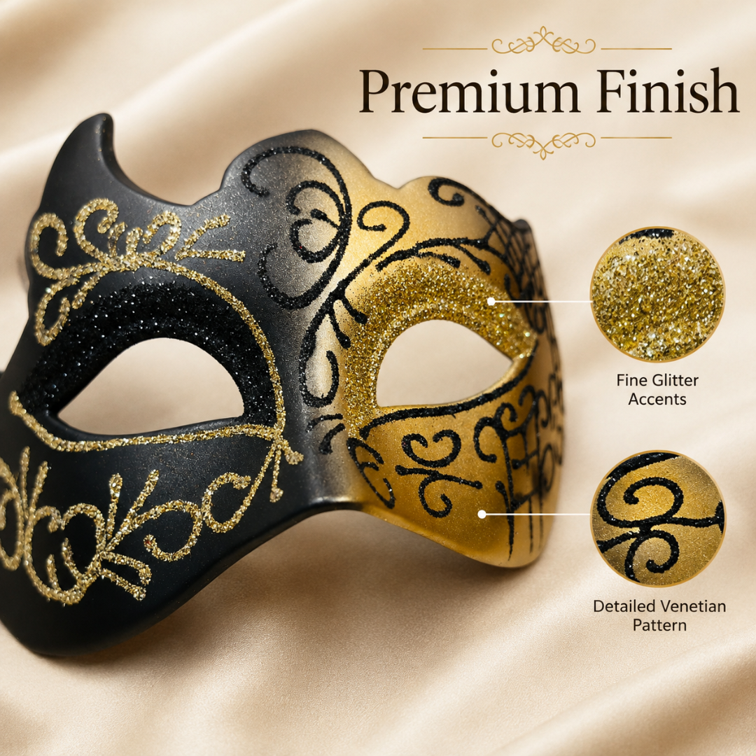 Macho Golden Eye Mask for Men