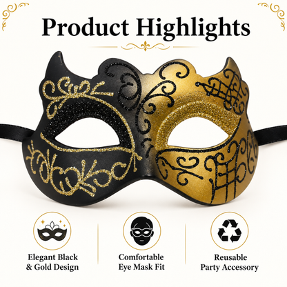 Macho Golden Eye Mask for Men