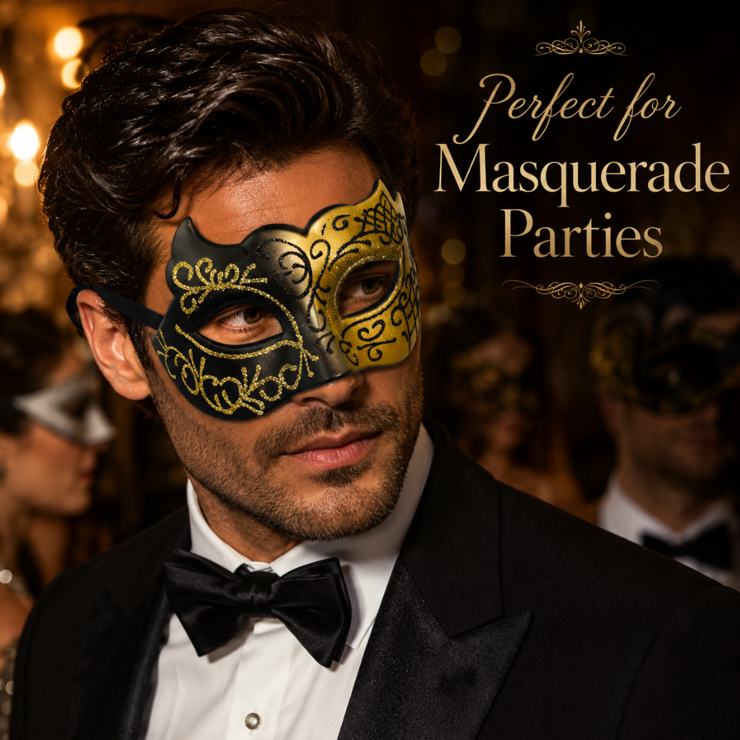 Macho Golden Eye Mask for Men