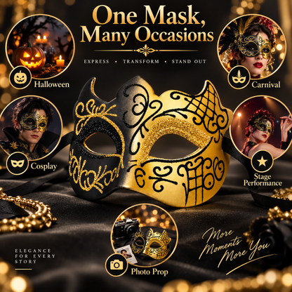 Macho Golden Eye Mask for Men