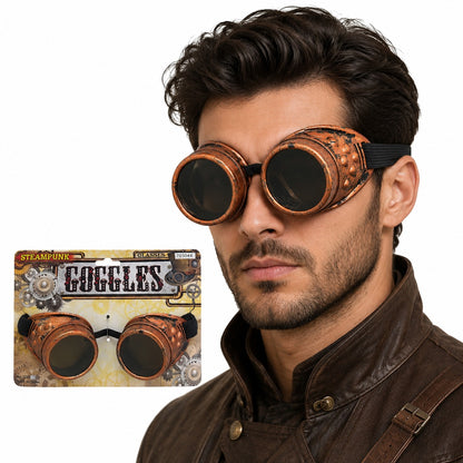 Steampunk Cosplay Glasses for Adults - 1PC