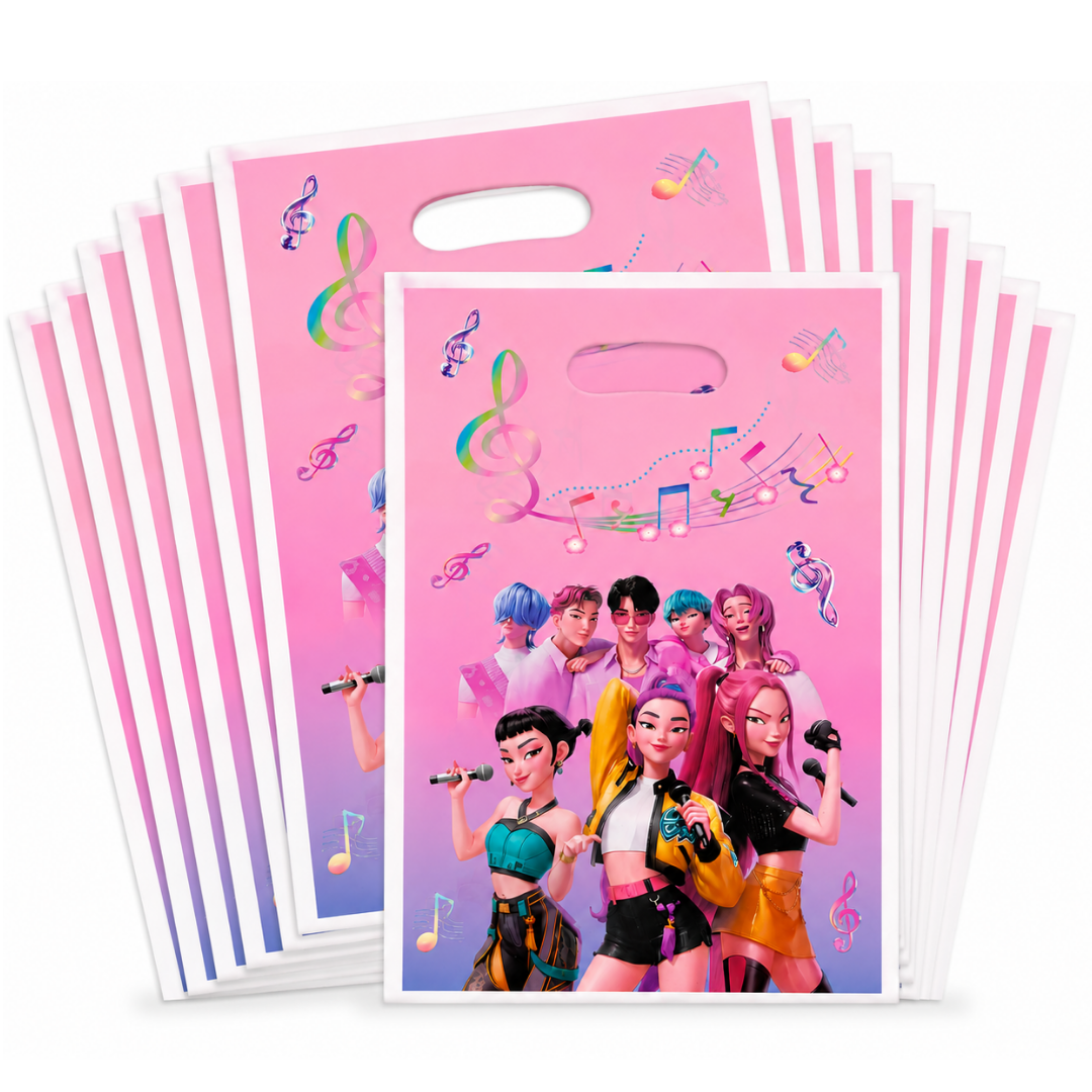 KPOP Loot Bags Pink - 10PC
