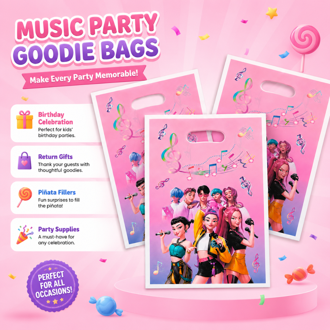 KPOP Loot Bags Pink - 10PC