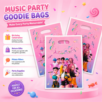 KPOP Loot Bags Pink - 10PC