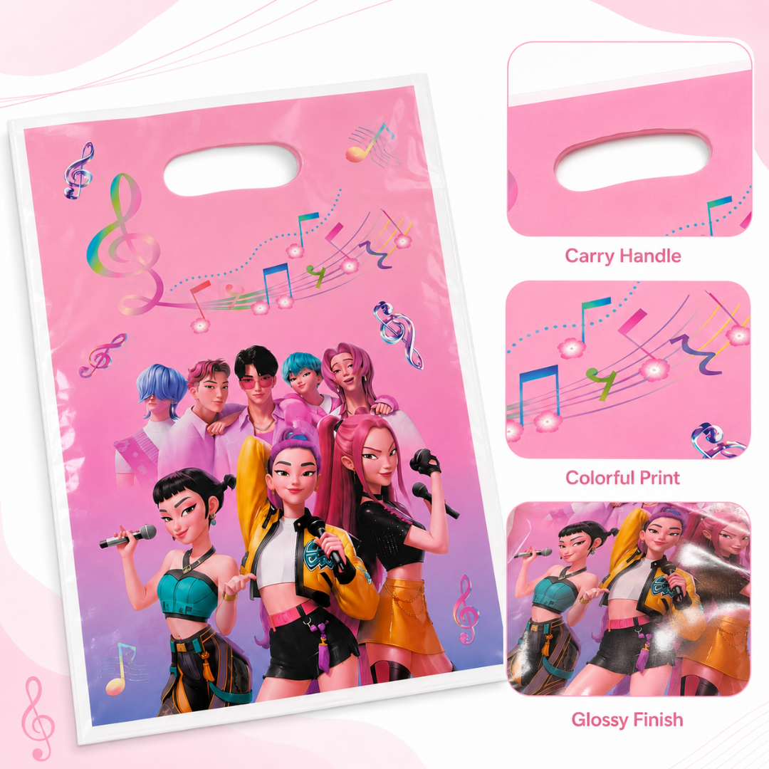 KPOP Loot Bags Pink - 10PC