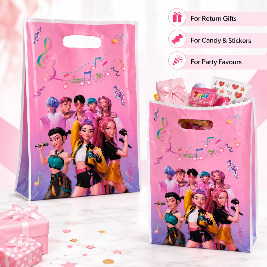 KPOP Loot Bags Pink - 10PC