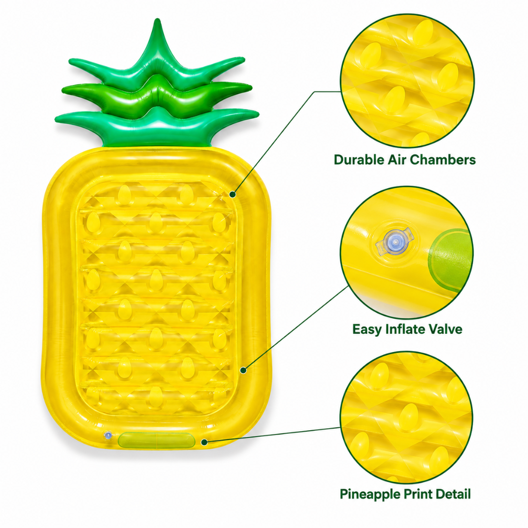 Carribean Pineapple Pool Float - 6FT