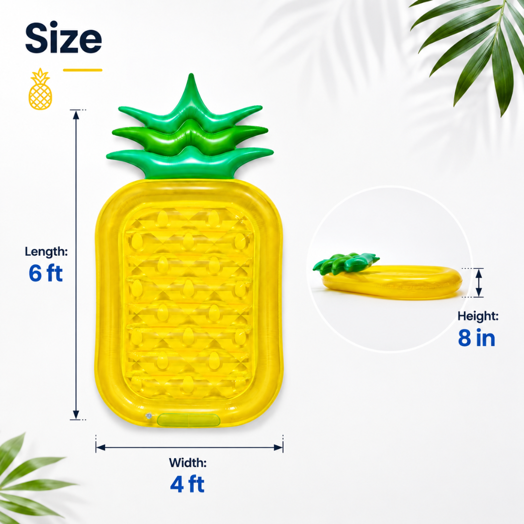 Carribean Pineapple Pool Float - 6FT