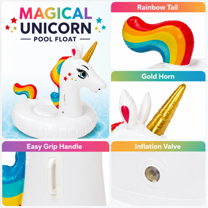 Fiesta Unicorn Pool Float - 7FT