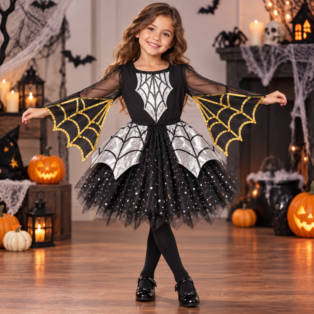 Bat Costume Kids - Size S - Age 3 to 5