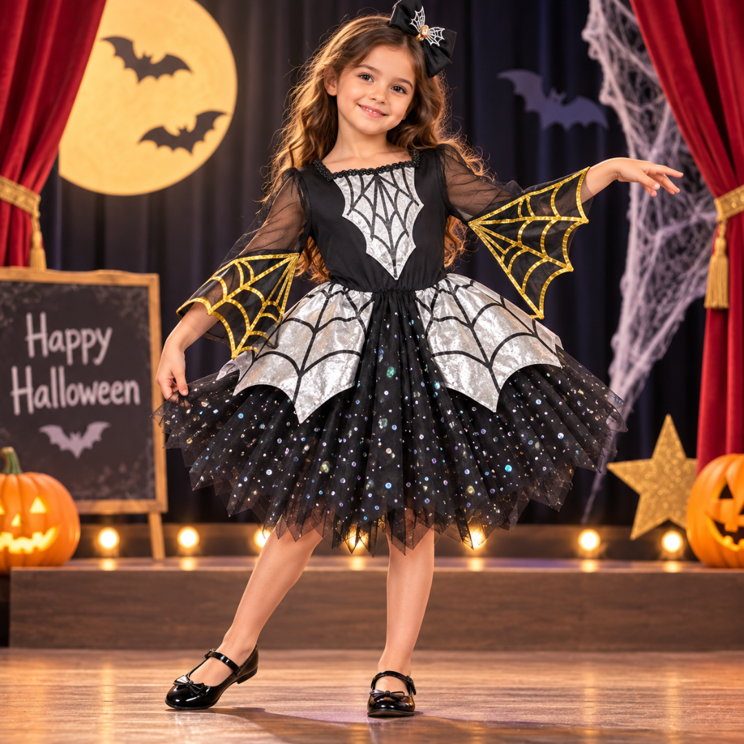 Bat Costume Kids - Size M - Age 5 to 7
