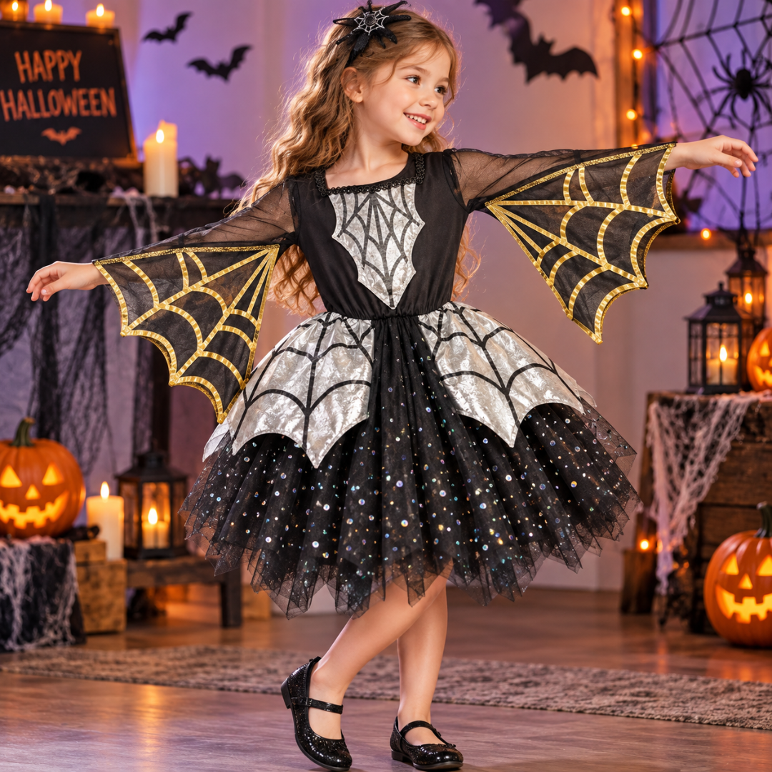 Bat Costume Kids - Size M - Age 5 to 7