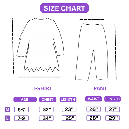 Skeleton Clothes Tattered Dress - Size L - Age 7 to 9