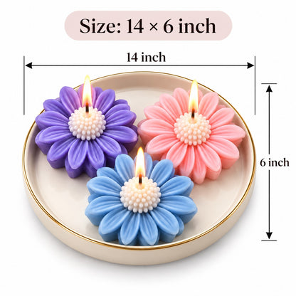 Daisy Candle Handheld Bouquet | Colourful Flower-Shaped Candle Bouquet with Elegant Gift Wrap for Birthday, Anniversary, Wedding & Gifting