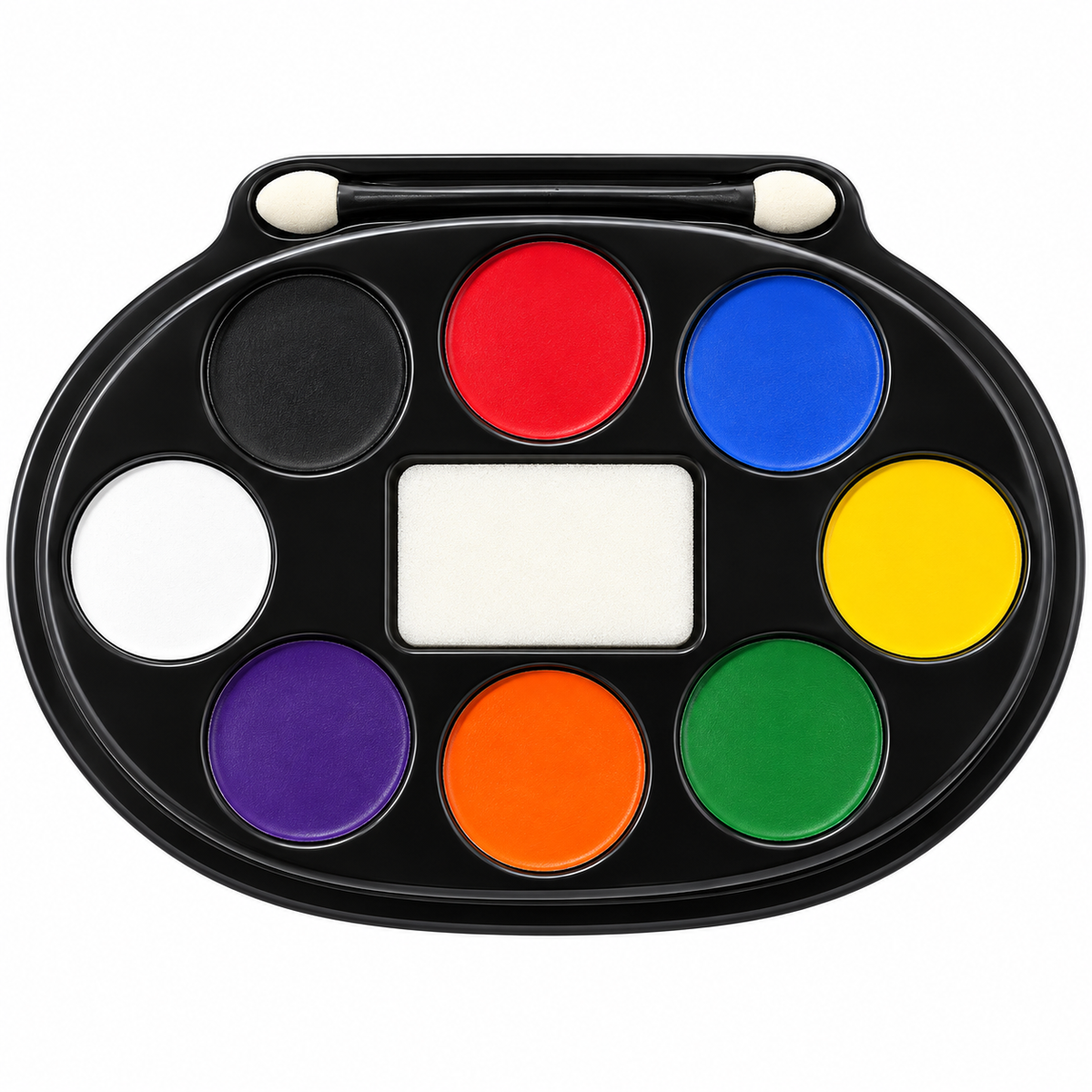Halloween Face Paint Makeup Tray – 8 Colours | Face Painting Palette for Fancy Dress, Costume Parties & Theatrical Makeup
