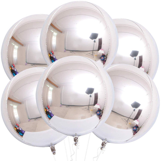 Silver Orbz Mirror Balloons Large Size - 60 inches - 1PC