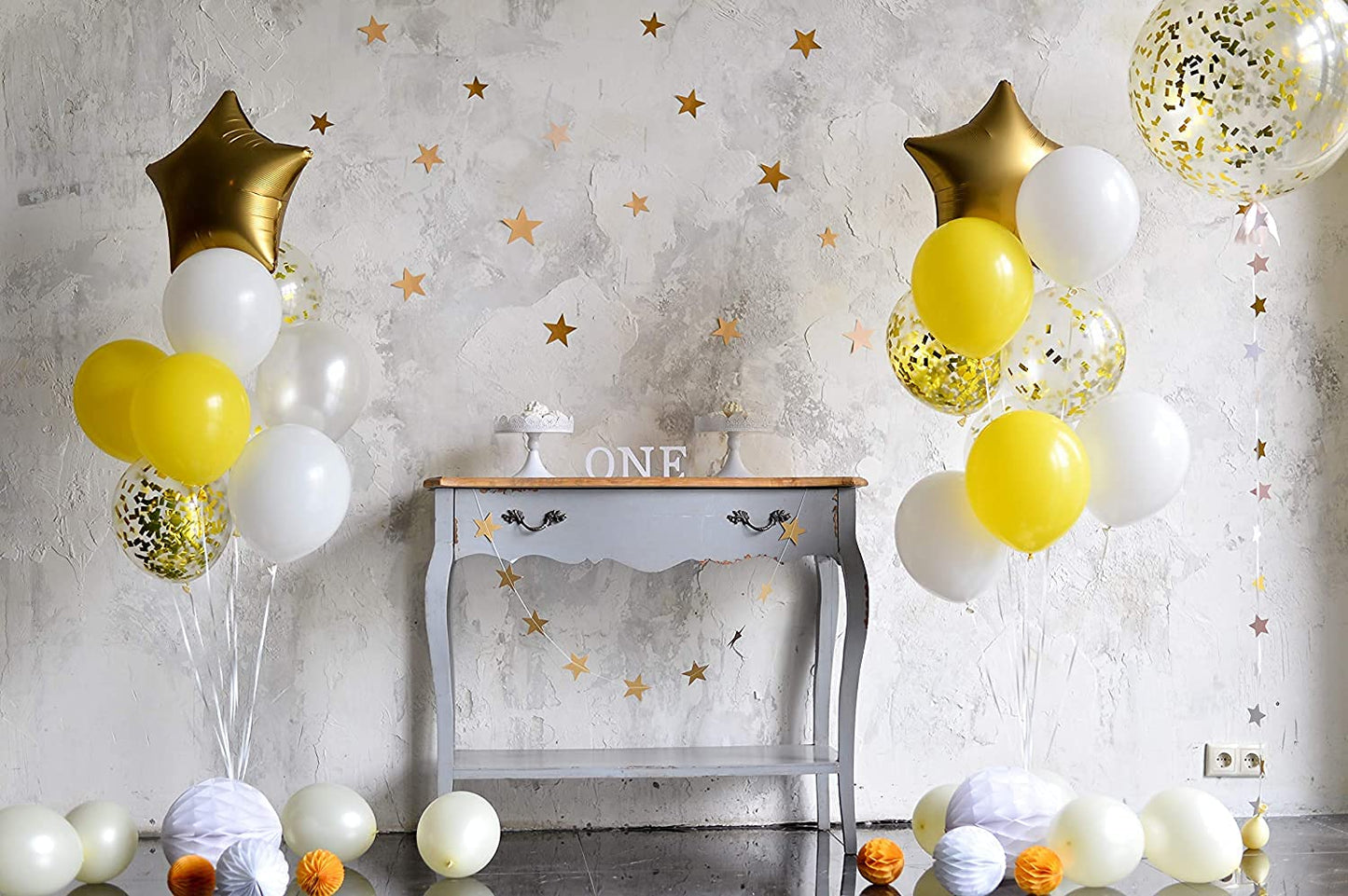 Bright Yellow Latex Balloons Pack of 10