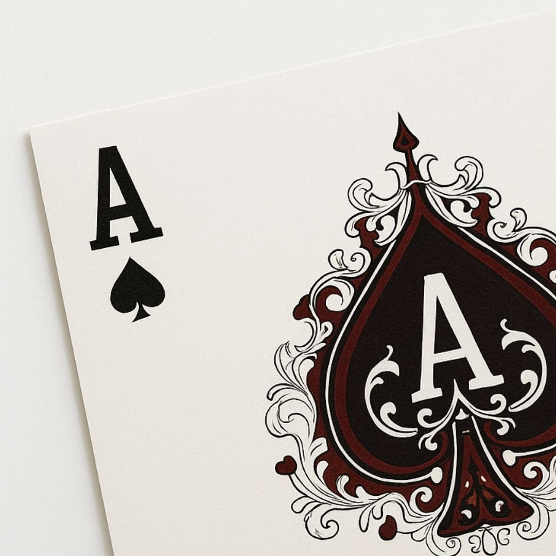 Card Party Ace Placemat for Table Decor or Cutout for Decoration
